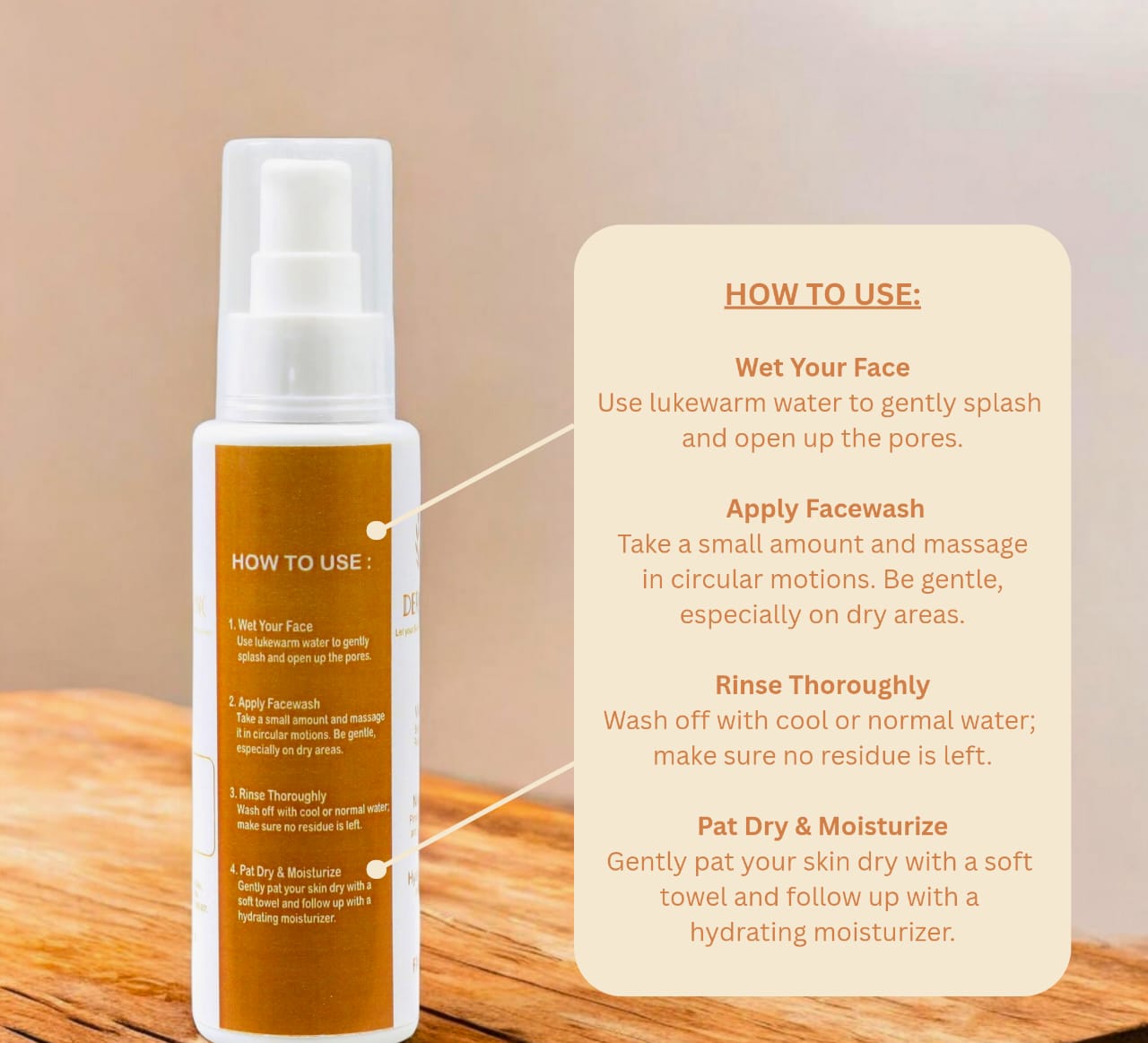 Vitamin C Facewash – Glow + Acne Care